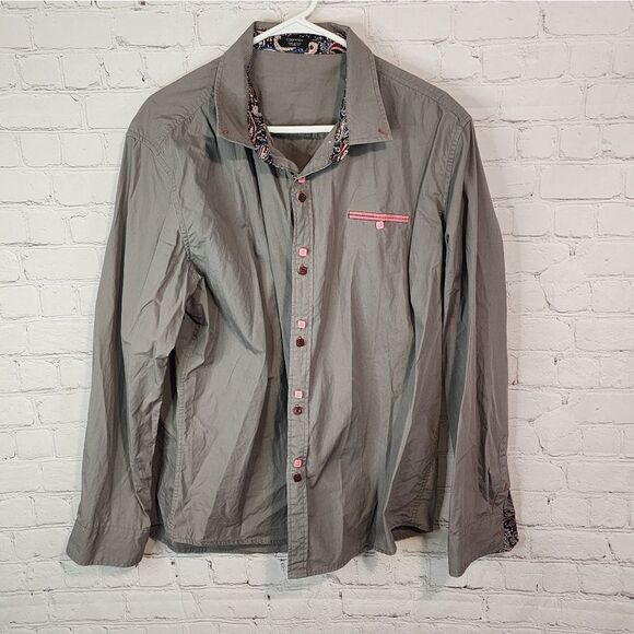 Men's Coofandy longsleeve button-down shirt, size XXL - Picture 1 of 3